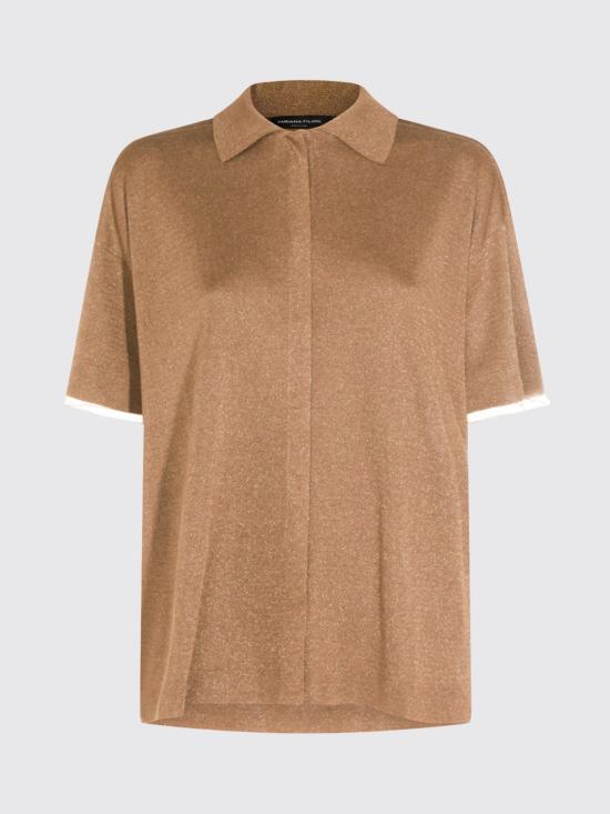 26SS 파비아나 필리피 폴로 티셔츠 MAD276F492M109 1275 Brown - FABIANA FILIPPI