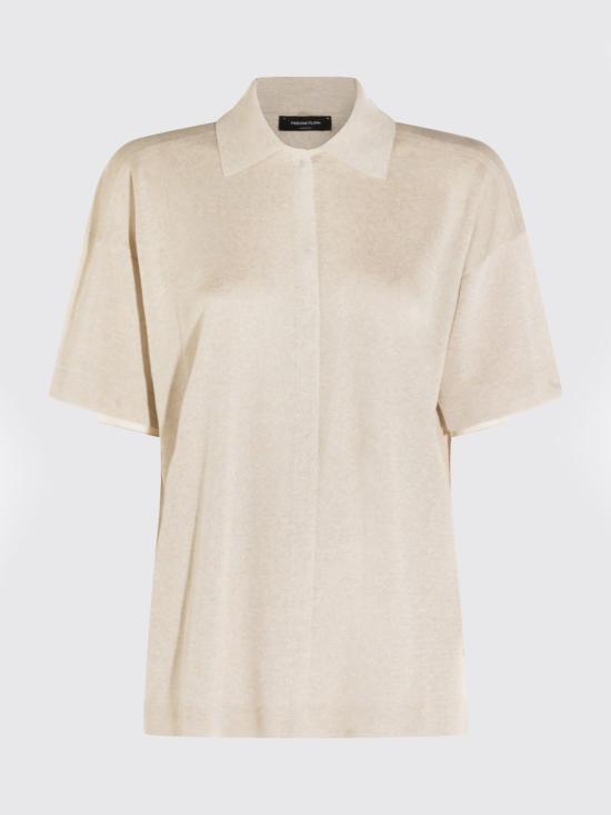 26SS 파비아나 필리피 폴로 티셔츠 MAD276F492M109 8200 Beige - FABIANA FILIPPI
