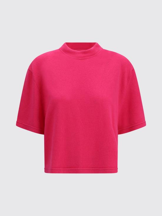 26SS 사 수 파이 반팔 티셔츠 S26692 0260 Fuchsia - SA SU PHI