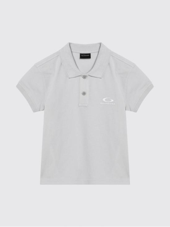 26SS 발렌시아가 폴로 티셔츠 858098TTVT8 9060 White - BALENCIAGA