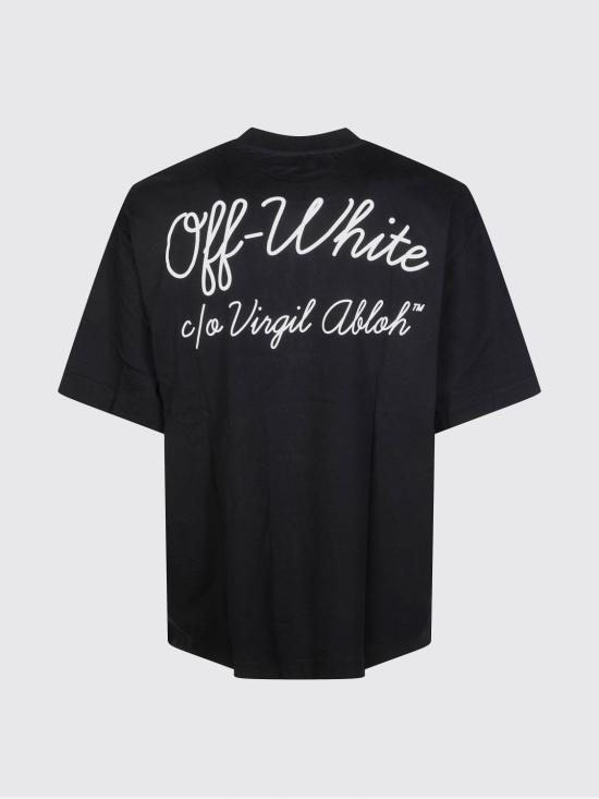 26SS 오프화이트 반팔 티셔츠 OMAA120C99JER00D 1001 Black - OFF WHITE