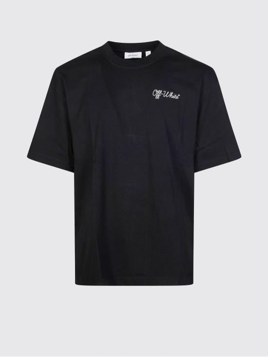 26SS 오프화이트 반팔 티셔츠 OMAA120C99JER00D 1001 Black - OFF WHITE