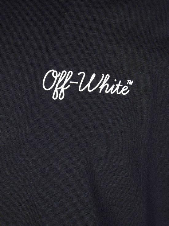 26SS 오프화이트 반팔 티셔츠 OMAA120C99JER00D 1001 Black - OFF WHITE