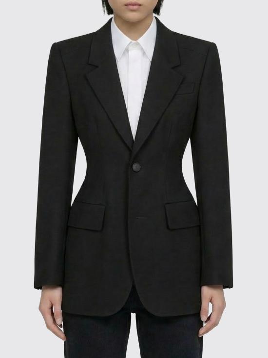 26SS 발렌시아가 아워글래스 자켓 571278TYI20 1000 Black