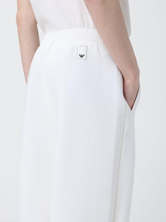 26SS 엠포리오 아르마니 스트레이트 팬츠 EW003866AF10002 U0006 White - EMPORIO ARMANI