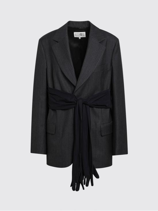 26SS MM6 메종마르지엘라 울 블렌드 블레이저 윗 글러브 S52BN0147M35743 001F Black - MM6 MAISON MARGIELA