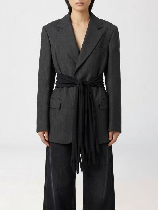 26SS MM6 메종마르지엘라 울 블렌드 블레이저 윗 글러브 S52BN0147M35743 001F Black