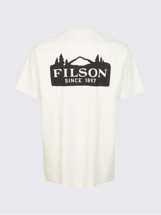 26SS 필슨 반팔 티셔츠 FMTEE0134K0260 100 White - FILSON