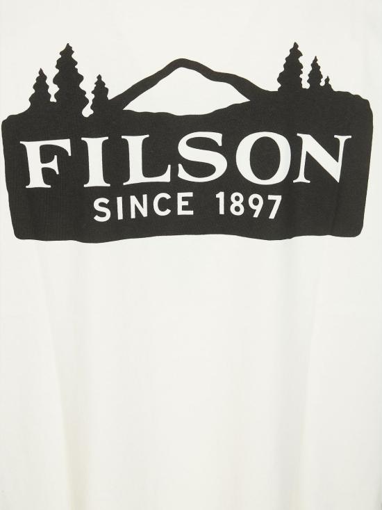26SS 필슨 반팔 티셔츠 FMTEE0134K0260 100 White - FILSON