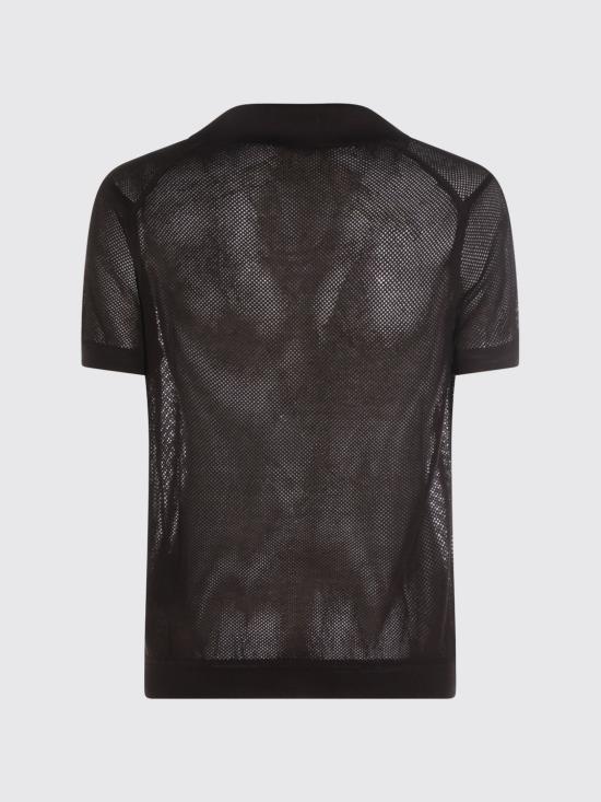 26SS 톰포드 폴로 티셔츠 KPS040YMC046 ECC Brown - TOMFORD