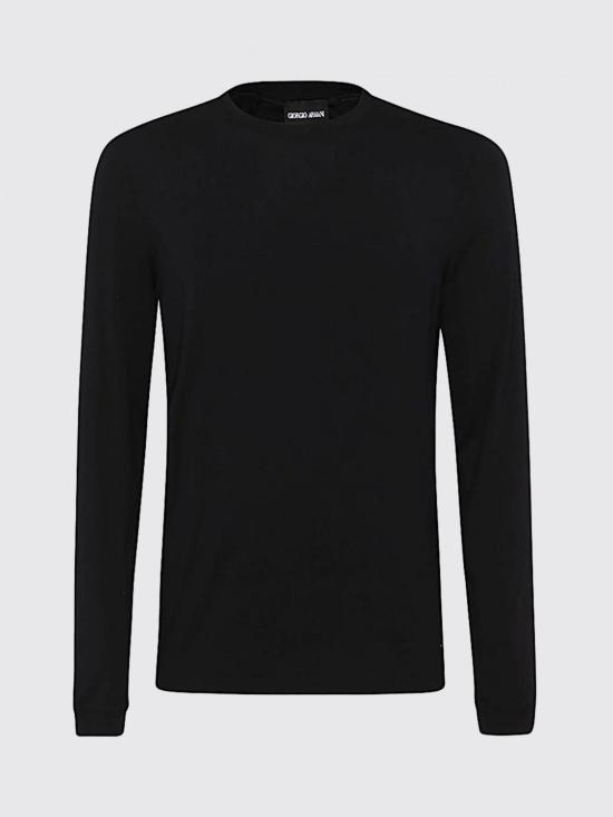 26SS 조르지오 아르마니 반팔 티셔츠 3GST51SJP4Z UC99 Black - GIORGIO ARMANI