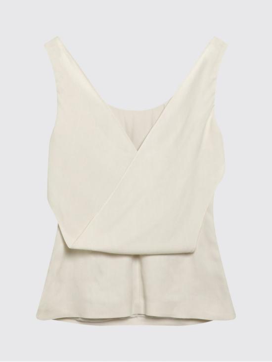 26SS 브루넬로 쿠치넬리 민소매 티셔츠 MH126TR31 C579 Cream - BRUNELLO CUCINELLI