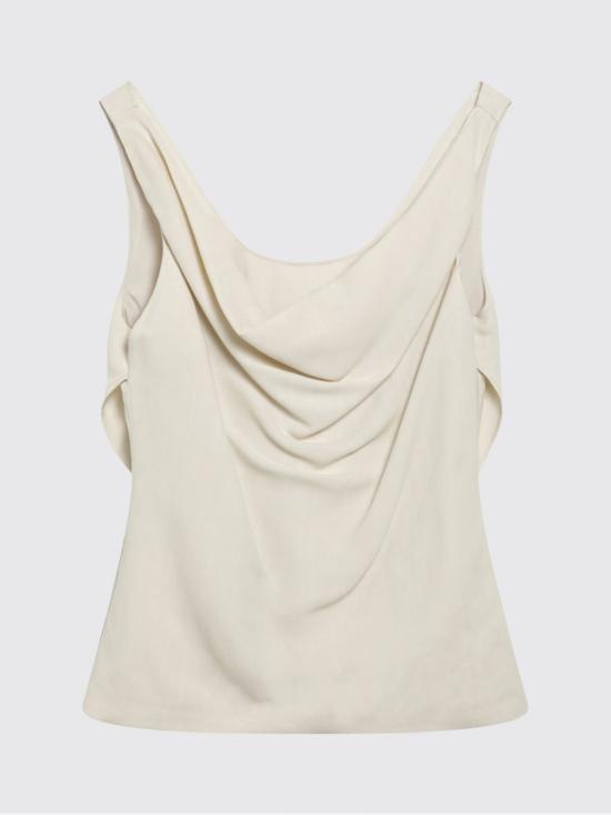 26SS 브루넬로 쿠치넬리 민소매 티셔츠 MH126TR31 C579 Cream - BRUNELLO CUCINELLI