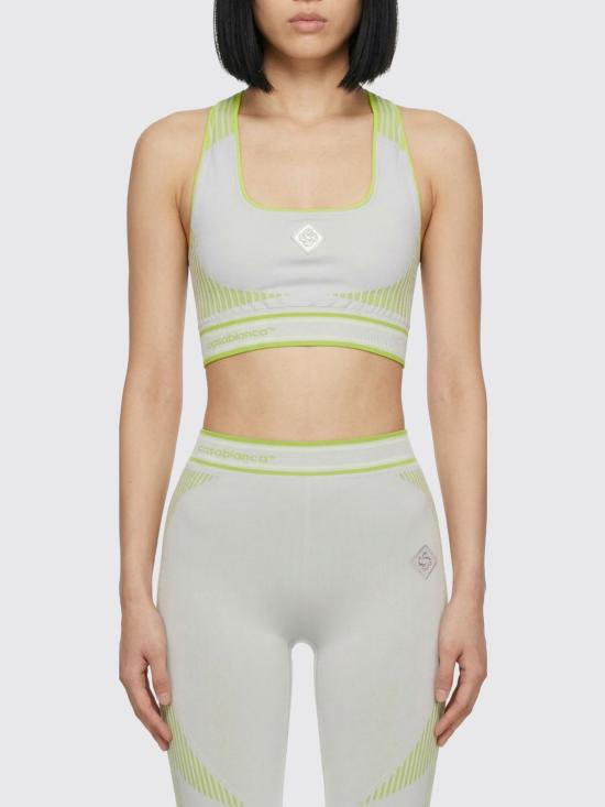 26SS 카사블랑카 트레이닝 티셔츠 WSP26ACT057 01 Grey