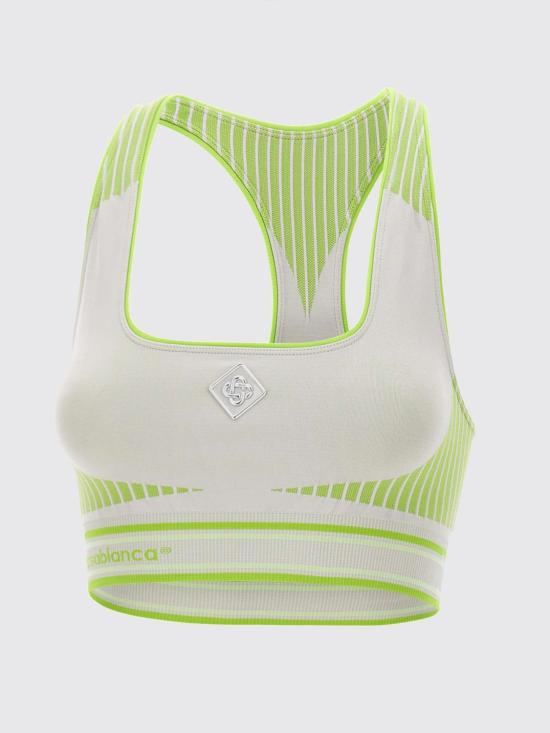 26SS 카사블랑카 트레이닝 티셔츠 WSP26ACT057 01 Grey - CASABLANCA