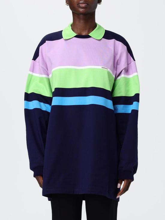 26SS 베르사체 폴로 티셔츠 10250881A17890 6PD40 Multicolor