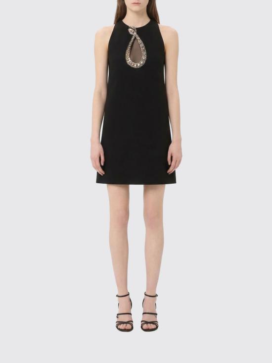 26SS 발렌티노 가라바니 롱 원피스 8B0VAKD51CF CRC Black