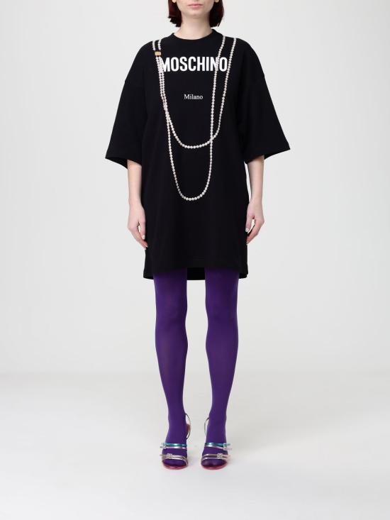 26SS 모스키노 롱 원피스 04550542 1555 Black