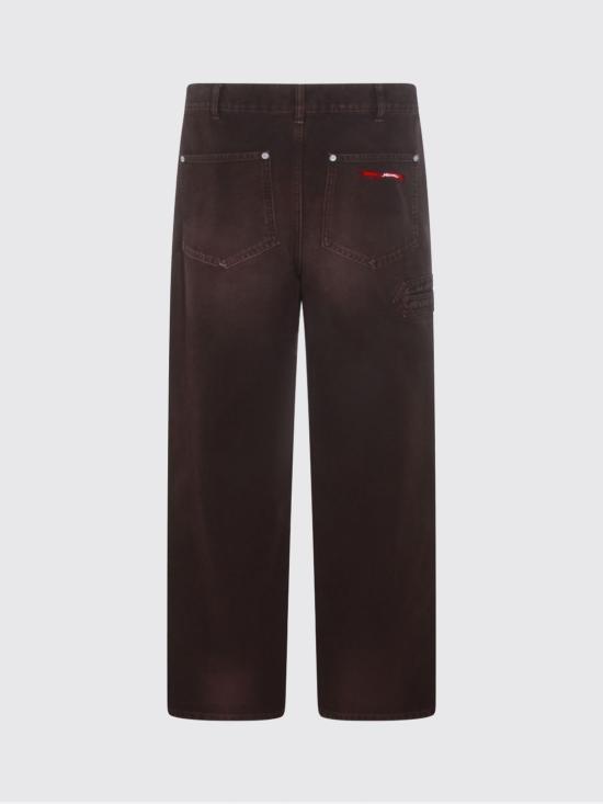 26SS 마르니 데님 팬츠 PUMU0325GXUSCY63 00M75 Brown - MARNI