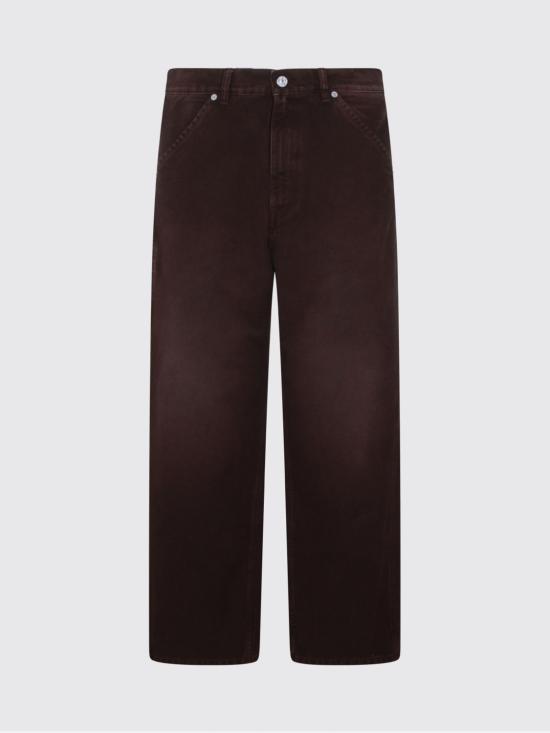 26SS 마르니 데님 팬츠 PUMU0325GXUSCY63 00M75 Brown - MARNI