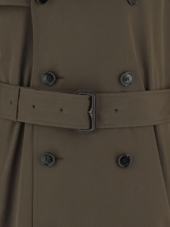 26SS 버버리 롱 라이트웨이트 코튼 트렌치 코트 8119090 Green - BURBERRY