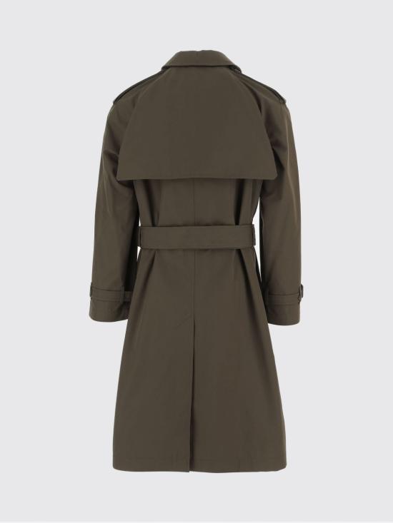 26SS 버버리 롱 라이트웨이트 코튼 트렌치 코트 8119090 Green - BURBERRY