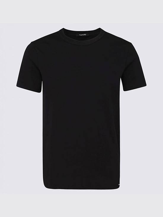 26SS 톰포드 코튼 크루넥 언더웨어 티셔츠 T4M081040 002 Black - TOMFORD