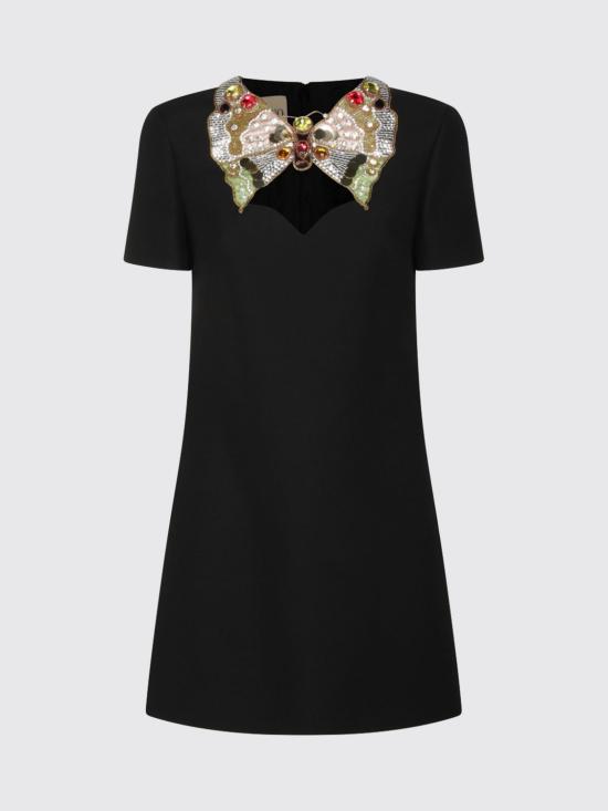 26SS 발렌티노 가라바니 롱 원피스 8B3VAHH71CF CRC Black - VALENTINO GARAVANI