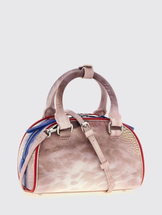 26SS 디젤 1DR 돔 크로스바디 백 X10369P8802 HB372 Pink - DIESEL