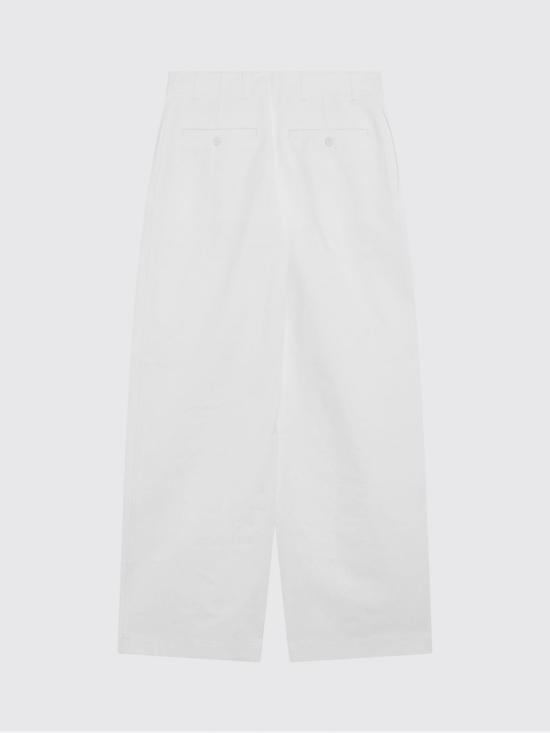 26SS 토템 팬츠 242WRB1641TFB0103 047 White - TOTEME