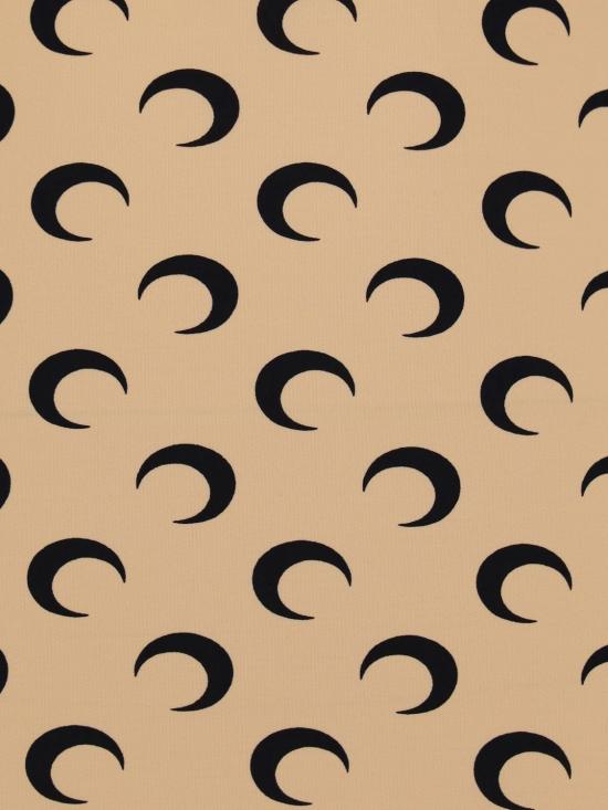 26SS 마린세르 크레센트 문 프린트 긴팔 티셔츠 WTS006ACJER0001 TA10 Camel - MARINE SERRE