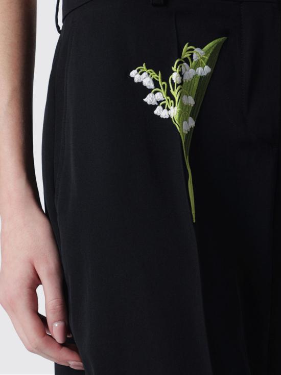 26SS 스텔라 맥카트니 스트레이트 팬츠 6440143HU704 1000 Black - STELLA MCCARTNEY