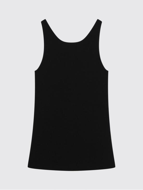 26SS 토템 민소매 티셔츠 252WRT0504YA0187 001 Black - TOTEME