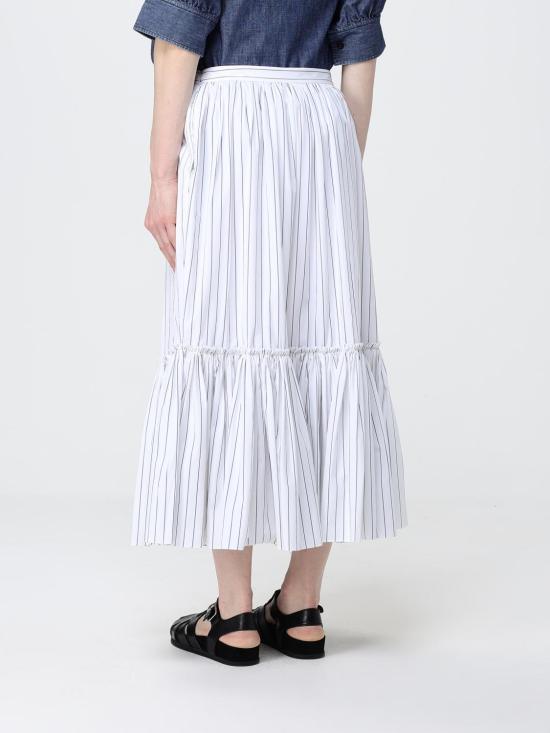 26SS 질샌더 롱 스커트 J02MA0373J45329 154 White - JIL SANDER