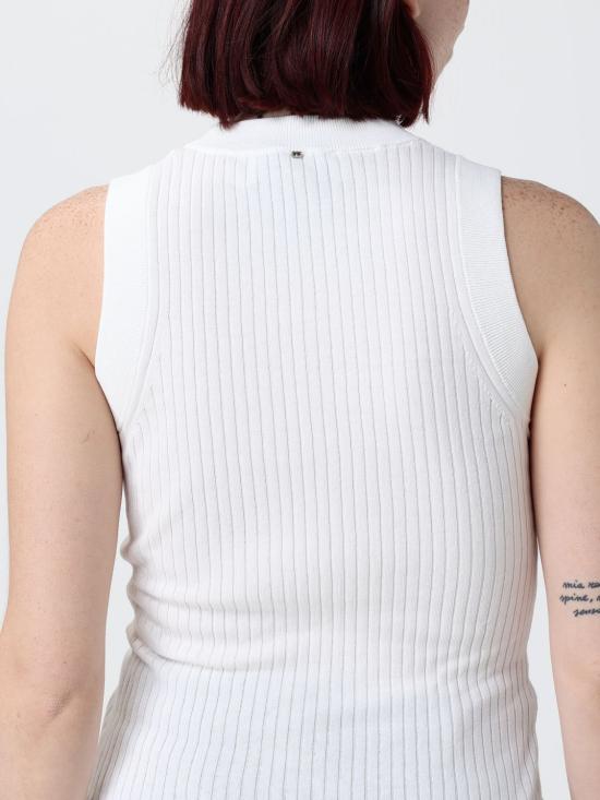 26SS 스포트막스 민소매 티셔츠 2612361012600 001 White - SPORTMAX