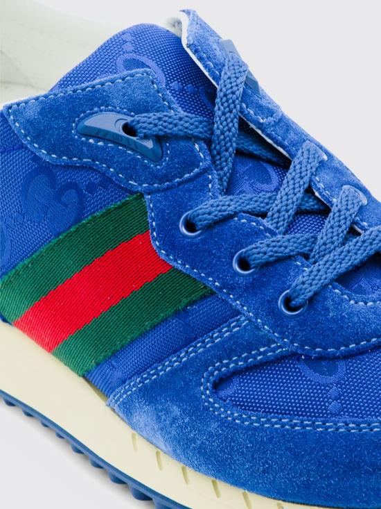 26SS [키즈] 구찌 스니커즈 850511AAFO9 4241 Blue - GUCCI