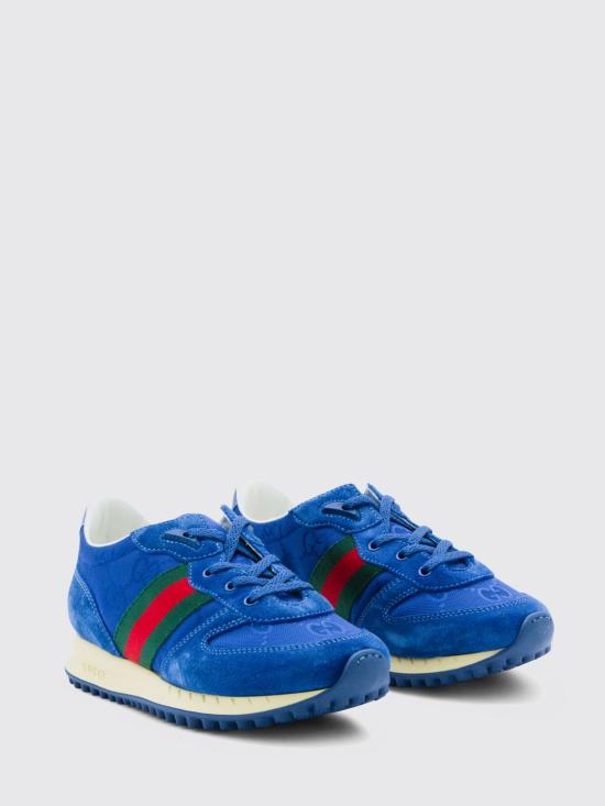 26SS [키즈] 구찌 스니커즈 850511AAFO9 4241 Blue - GUCCI