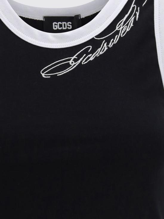 26SS 지씨디에스 민소매 티셔츠 C1WBQG094J080 999A Black - GCDS