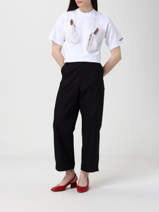 26SS 모스키노 반팔 티셔츠 07250541 1001 White - MOSCHINO