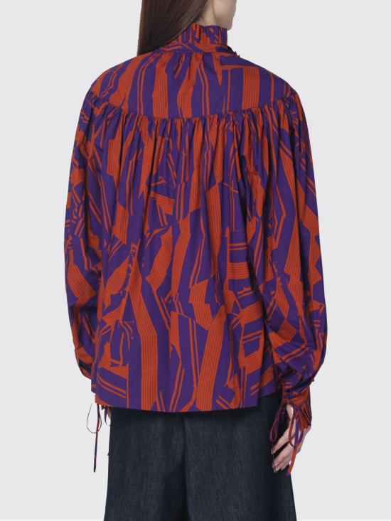 26SS 드리스 반 노튼 블라우스 1307163003 353 Orange - DRIES VAN NOTEN