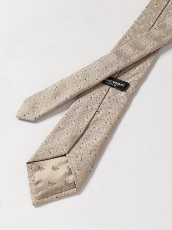 26SS 엠포리오 아르마니 넥타이 EM001344TE19707 F1076 Beige - EMPORIO ARMANI