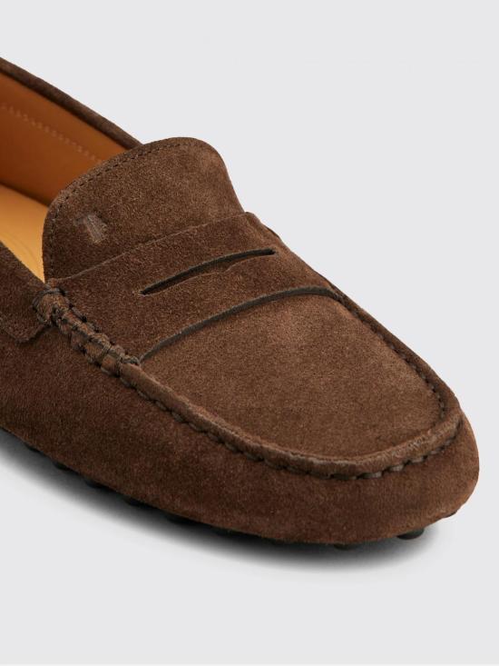 26SS 토즈 고미노 스웨이드 드라이빙 슈즈 XXW22L00010RE0 S611 Brown - TODS