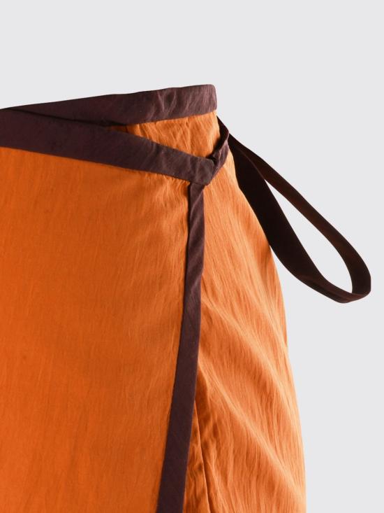 26SS 생로랑 미디 스커트 856970Y6J18 2607 Ocher - SAINT LAURENT