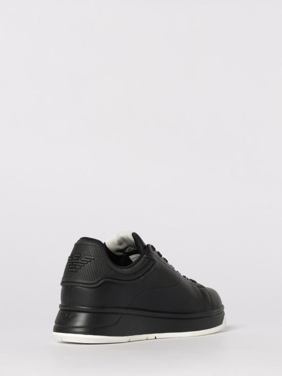26SS 엠포리오 아르마니 스니커즈 EM003663AF18212 MC105 Black - EMPORIO ARMANI