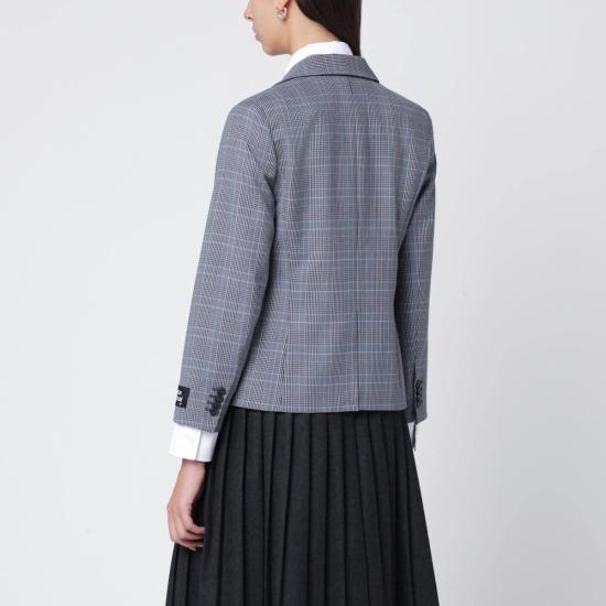  메종키츠네 수트 자켓 메종 키츠네 블레이저 네이비/라피스 블루 - MAISON KITSUNE