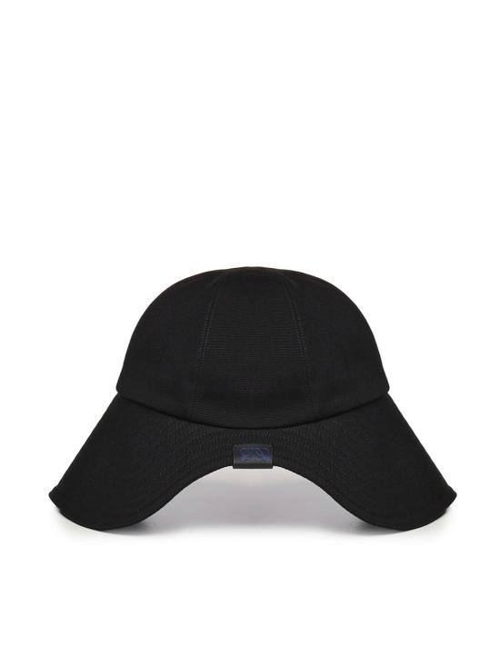  로에베 모자 블랙 캔버스 햇 - LOEWE