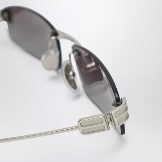  발렌시아가 안경 선글라스 실버 그라데이션 그레이 - BALENCIAGA