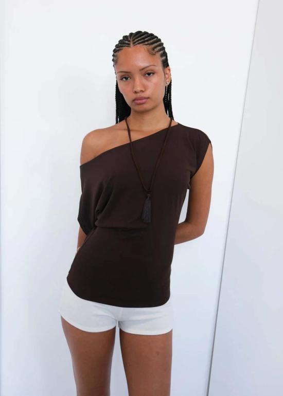  길 블라우스 지엘 플레처 탑 아메리카노