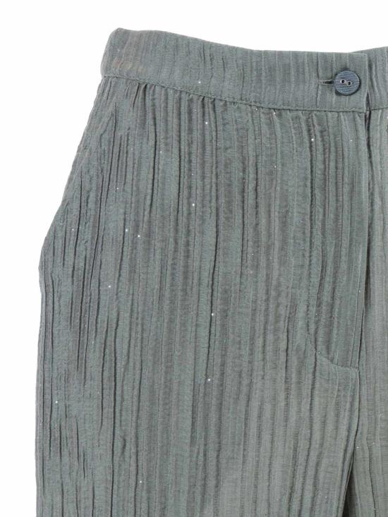  엠포리오 아르마니 스트레이트 팬츠 그린 팬츠 - EMPORIO ARMANI