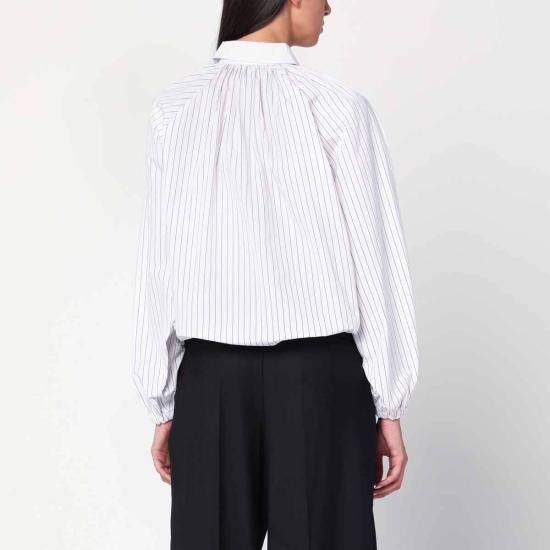  파투 탑 셔츠 핑크 펄 스트라이프 - PATOU